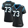 Zennovawear Rashard Lawrence 73 Carolina Panthers Game Women Jersey - Black