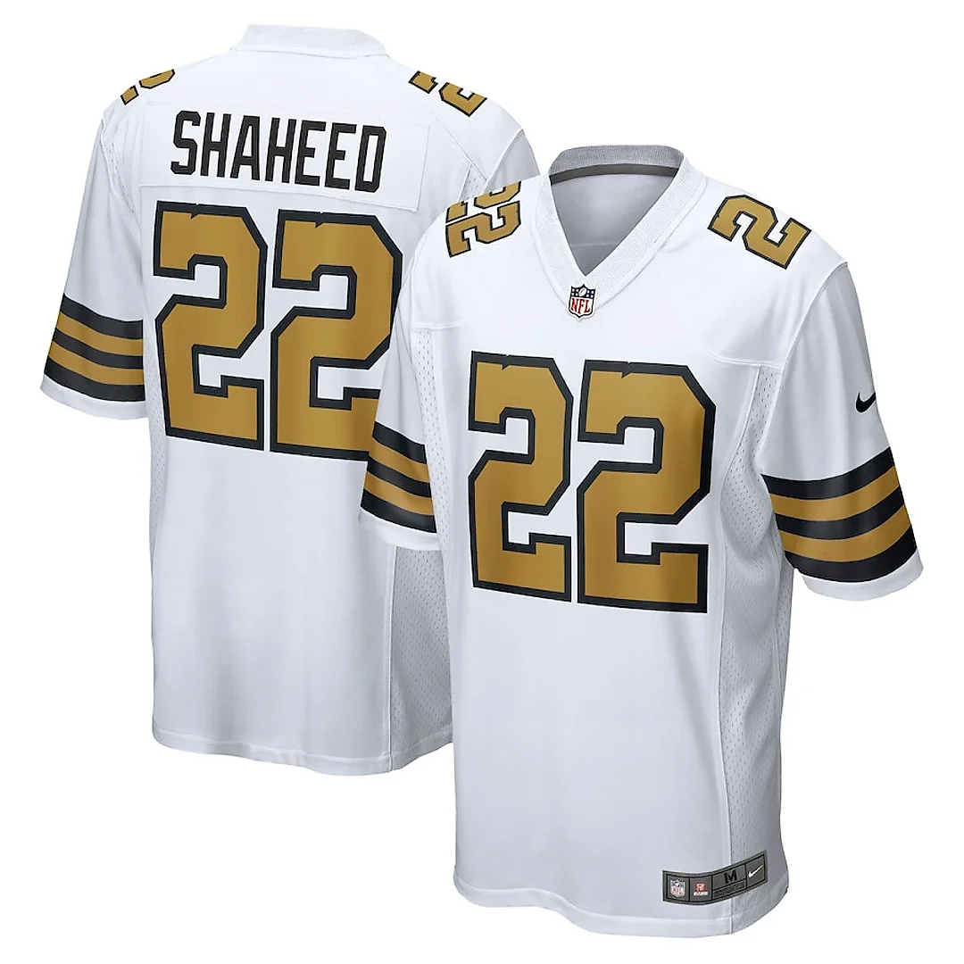 Zennovawear Rashid Shaheed 22 New Orleans Saints Alternate Game Men Jersey - White