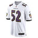 Zennovawear Ray Lewis 52 Baltimore Ravens Men Retired Game Jersey - White