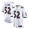 Zennovawear Ray Lewis 52 Baltimore Ravens Men Retired Game Jersey - White