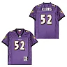 Zennovawear Ray Lewis 52 Baltimore Ravens Throwback Men Jersey - Purple