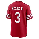 Zennovawear Ray-Ray McCloud III 3 San Francisco 49ers NFC Champions Patch Game Men Jersey - Scarlet