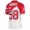 Zennovawear Derrick Thomas AFC 1995 Pro Bowl Authentic Jersey - White/Red