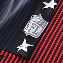 Zennovawear Houston Texans Youth Football x Football V-Neck Fan Top - Navy/Red