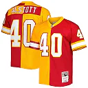 Zennovawear Mike Alstott Tampa Bay Buccaneers 1996 Split Legacy Replica Jersey - Orange/Red