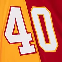 Zennovawear Mike Alstott Tampa Bay Buccaneers 1996 Split Legacy Replica Jersey - Orange/Red