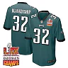 Zennovawear Reed Blankenship 32 Philadelphia Eagles Super Bowl LIX Champions Patch Game Men Jersey - Midnight Green