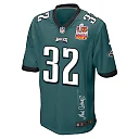 Zennovawear Reed Blankenship 32 Philadelphia Eagles Super Bowl LIX Champions Patch 'New Orleans - Where Legends Are Made' EMBROIDERED Game Men...
