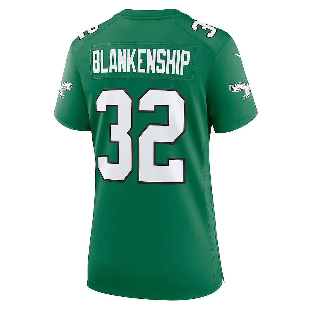 Zennovawear Reed Blankenship 32 Philadelphia Eagles Women Alternate Game Jersey - Kelly Green