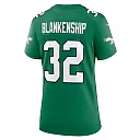 Zennovawear Reed Blankenship 32 Philadelphia Eagles Women Alternate Game Jersey - Kelly Green