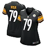 Zennovawear Renell Wren 79 Pittsburgh Steelers Women's Game Jersey - Black