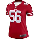 Zennovawear Reuben Foster 56 San Francisco 49ers Women Legend Jersey - Scarlet