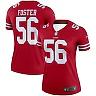 Zennovawear Reuben Foster 56 San Francisco 49ers Women Legend Jersey - Scarlet