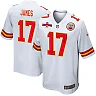 Zennovawear Richie James 17 Kansas City Chiefs AFC Champions Patch Game Men Jersey - White