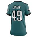 Zennovawear Rick Lovato 49 Philadelphia Eagles Super Bowl LIX Women's Jersey - Midnight Green