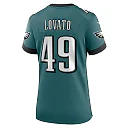 Zennovawear Rick Lovato 49 Philadelphia Eagles Women's Team Game Jersey - Midnight Green