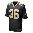 Zennovawear Rico Payton 36 New Orleans Saints Game Men Jersey - Black