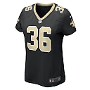 Zennovawear Rico Payton 36 New Orleans Saints Women's Game Jersey - Black