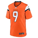 Zennovawear Riley Dixon 9 Denver Broncos Team Game Men Jersey - Orange
