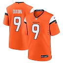 Zennovawear Riley Dixon 9 Denver Broncos Team Game Men Jersey - Orange