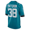 Zennovawear Riley Patterson 38 Jacksonville Jaguars Alternate Game Men Jersey - Teal