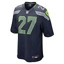 Zennovawear Riq Woolen 27 Seattle Seahawks Game Men Jersey - College Navy