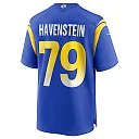 Zennovawear Rob Havenstein 79 Los Angeles Rams Game Men Jersey - Royal