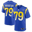 Zennovawear Rob Havenstein 79 Los Angeles Rams Game Men Jersey - Royal