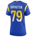 Zennovawear Rob Havenstein 79 Los Angeles Rams Women's Game Jersey - Royal