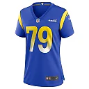 Zennovawear Rob Havenstein 79 Los Angeles Rams Women's Game Jersey - Royal