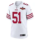 Zennovawear Robert Beal Jr. 51 San Francisco 49ers NFC Champions Patch Game Men Jersey - White