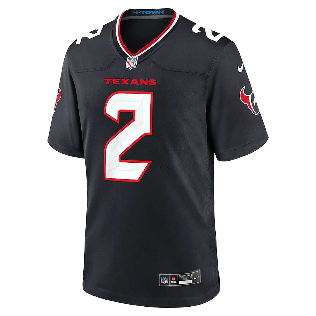 Zennovawear Robert Woods 2 Houston Texans Team Game Men Jersey - Navy