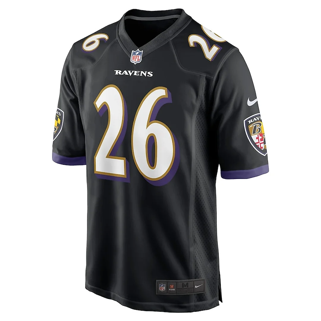 Zennovawear Rod Woodson 26 Baltimore Ravens Men Retired Jersey - Black