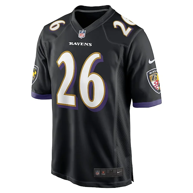 Zennovawear Rod Woodson 26 Baltimore Ravens Men Retired Jersey - Black