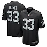 Zennovawear Roderic Teamer 33 Las Vegas Raiders Men Game Jersey - Black
