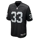 Zennovawear Roderic Teamer 33 Las Vegas Raiders Men Game Jersey - Black