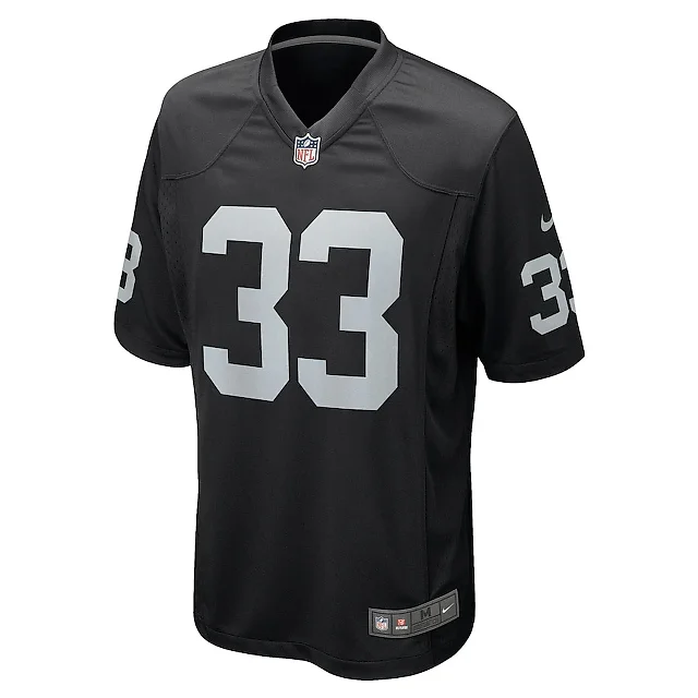 Zennovawear Roderic Teamer 33 Las Vegas Raiders Men Game Jersey - Black