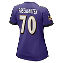 Zennovawear Roger Rosengarten 70 Baltimore Ravens Women's Game Jersey - Purple