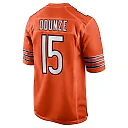 Zennovawear Rome Odunze 15 Chicago Bears Alternate Game Men Jersey - Orange