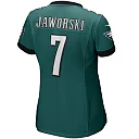 Zennovawear Ron Jaworski 7 Philadelphia Eagles Women Game Retired Jersey - Midnight Green