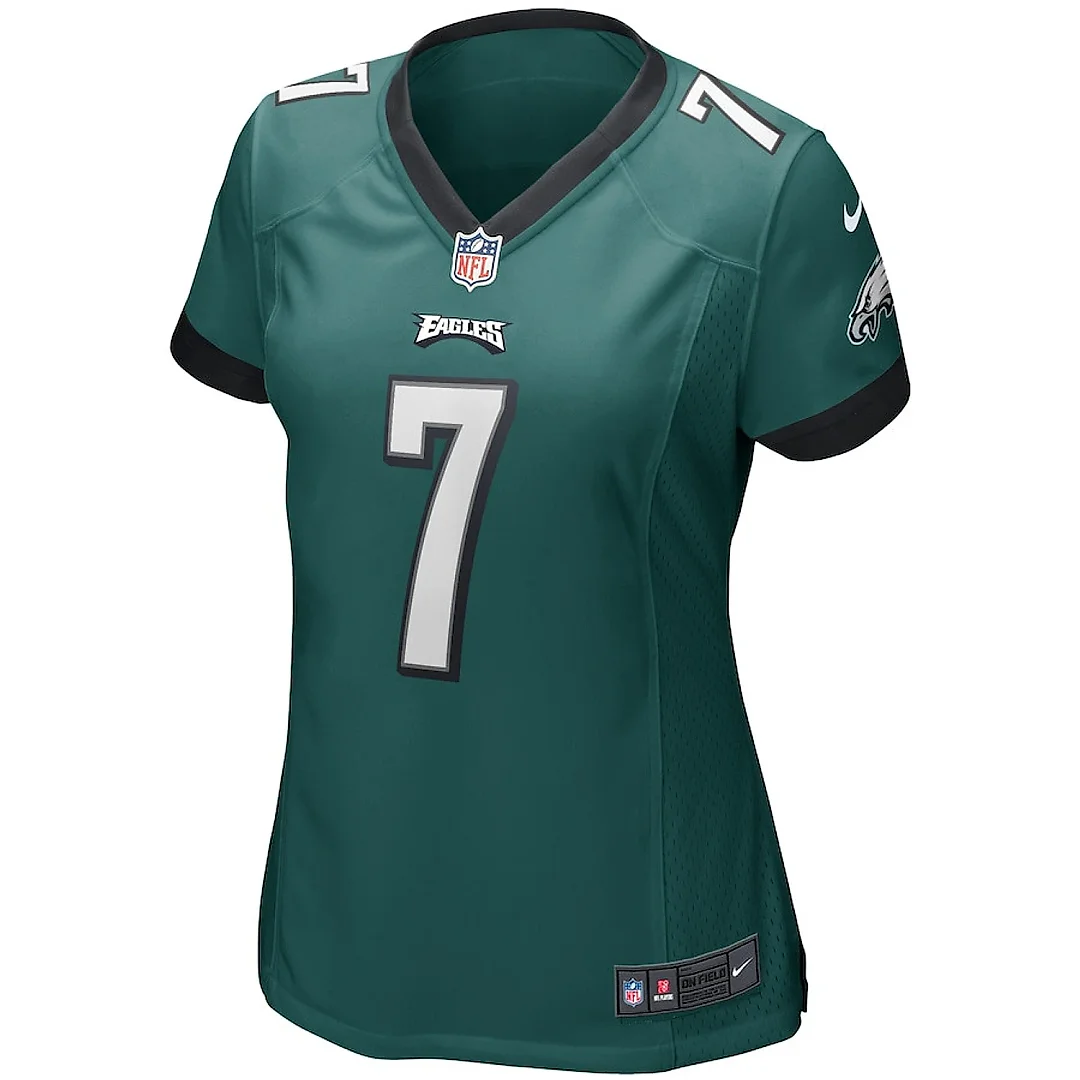 Zennovawear Ron Jaworski 7 Philadelphia Eagles Women Game Retired Jersey - Midnight Green