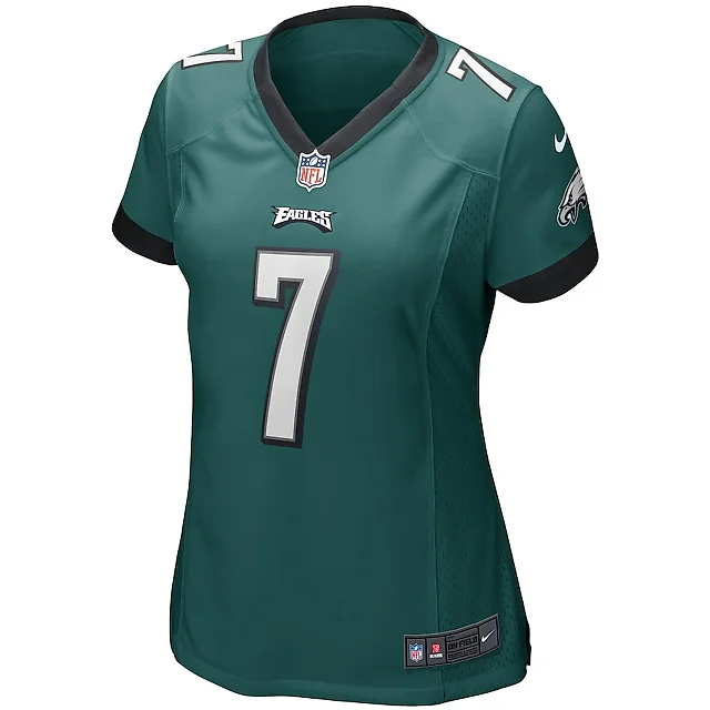 Zennovawear Ron Jaworski 7 Philadelphia Eagles Women Game Retired Jersey - Midnight Green