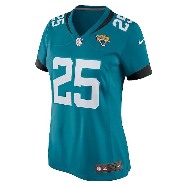 Zennovawear Ronald Darby 25 Jacksonville Jaguars Alternate Game Women Jersey - Teal
