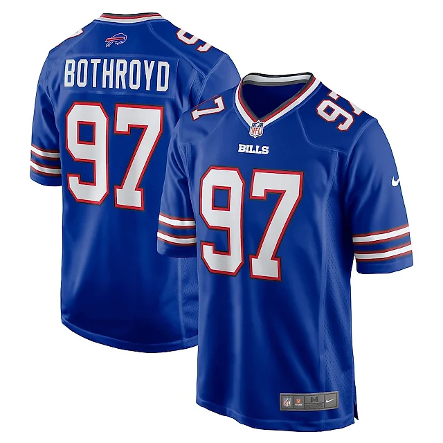Zennovawear Rondell Bothroyd 97 Buffalo Bills Game Men Jersey - Royal