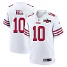Zennovawear Ronnie Bell 10 San Francisco 49ers NFC Champions Patch Game Men Jersey - White