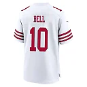 Zennovawear Ronnie Bell 10 San Francisco 49ers NFC Champions Patch Game Men Jersey - White