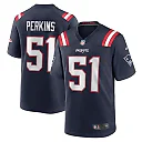 Zennovawear Ronnie Perkins 51 New England Patriots Men Game Jersey - Navy