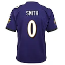 Zennovawear Roquan Smith 0 Baltimore Ravens Team Player Game YOUTH Jersey - Purple