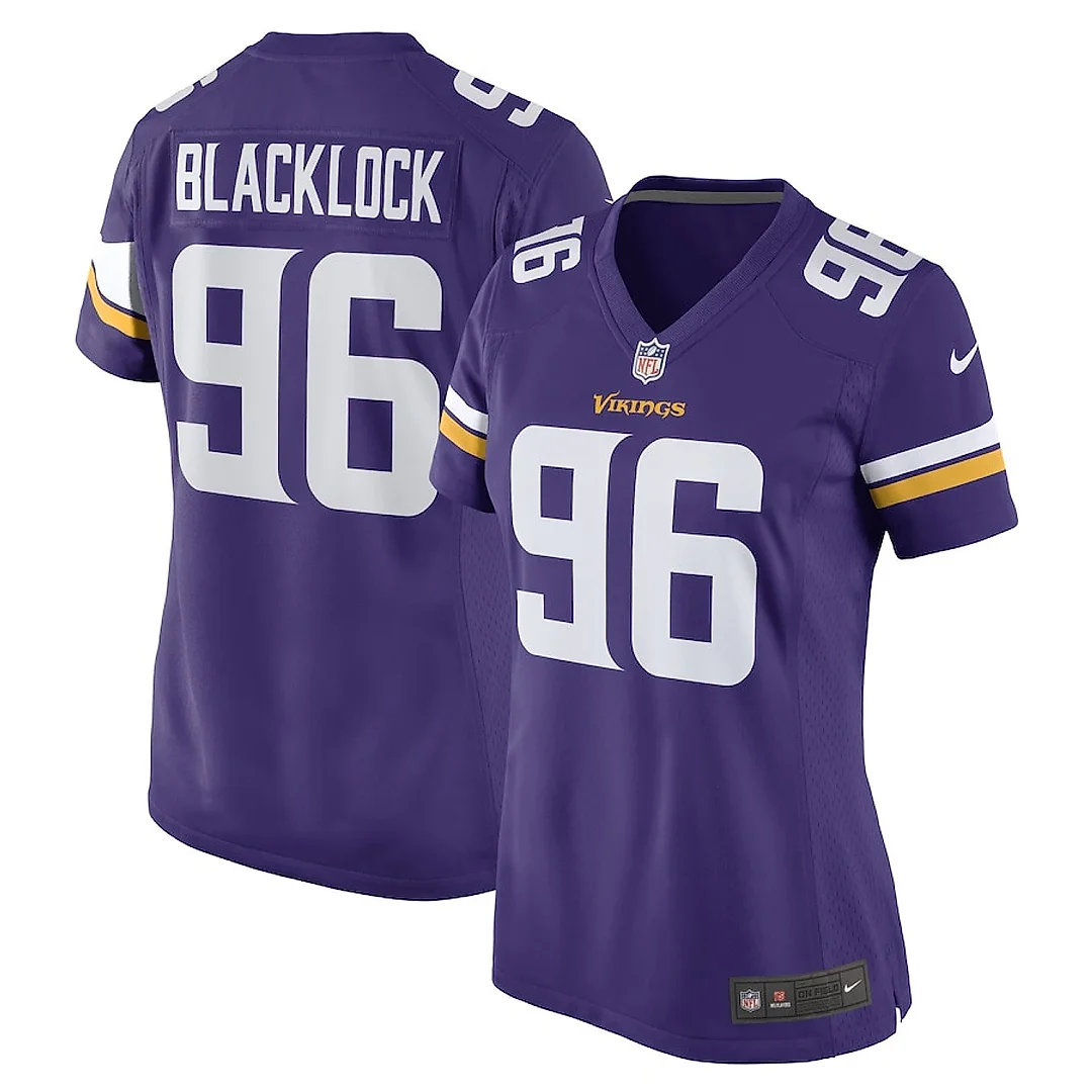 Zennovawear Ross Blacklock 96 Minnesota Vikings Women Game Jersey - Purple