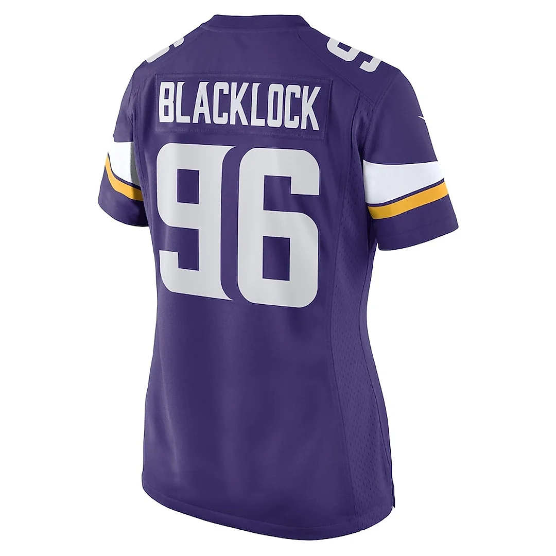 Zennovawear Ross Blacklock 96 Minnesota Vikings Women Game Jersey - Purple